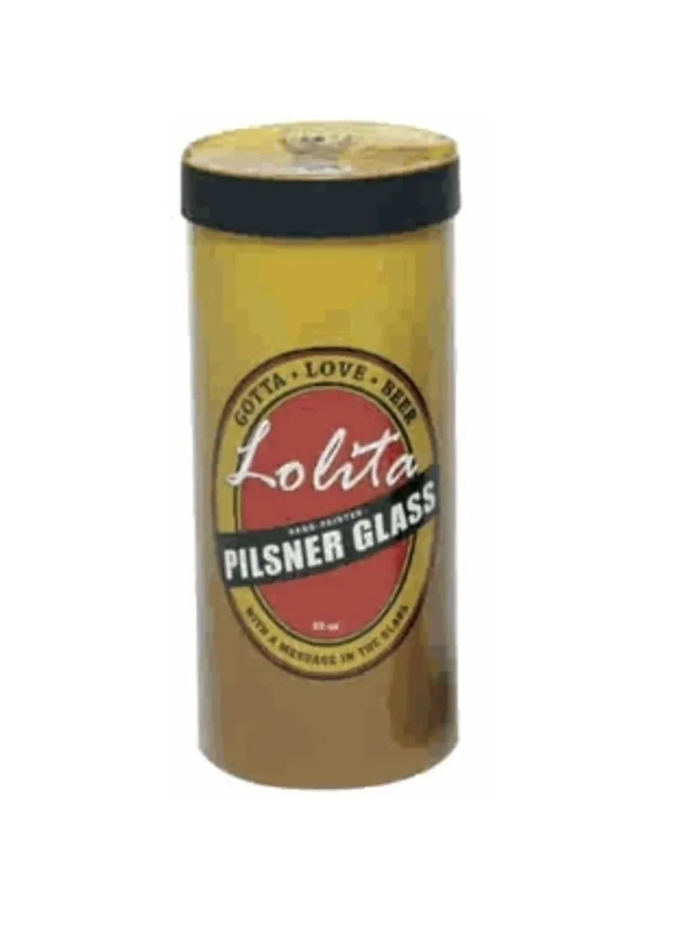 Lolita Gotta Love Beer Talking Trash Painted 22oz Pilsner Beer Mug Glass Barware